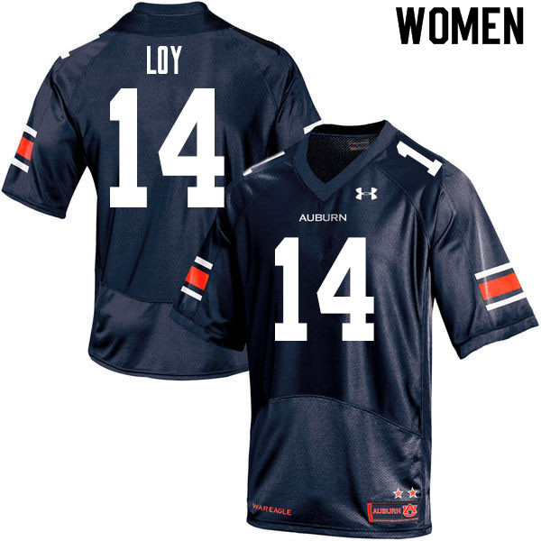 Women's Auburn Tigers #14 Grant Loy Navy 2020 College Stitched Football Jersey